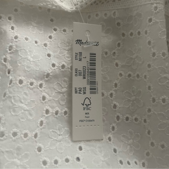 Madewell Eyelet Square Neck Top - Picture 11 of 13